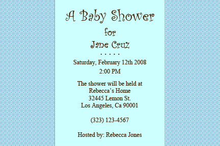 Unique printable personalized baby shower invitations