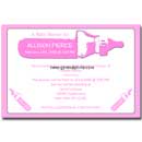 Baby Bottle invitation