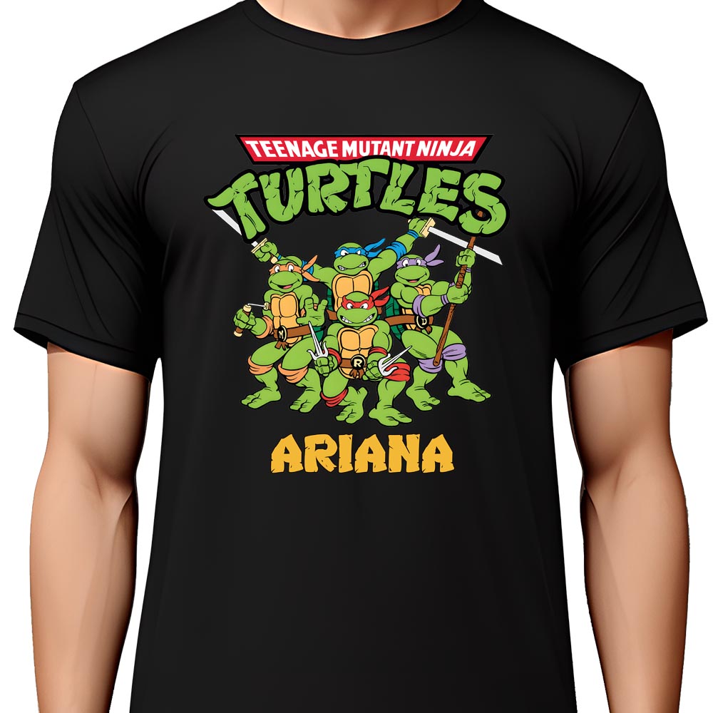 Teenage Mutant Ninja Turtles Birthday Shirt, Personalized Ninja Turtle –  Shop Personalized Gifts
